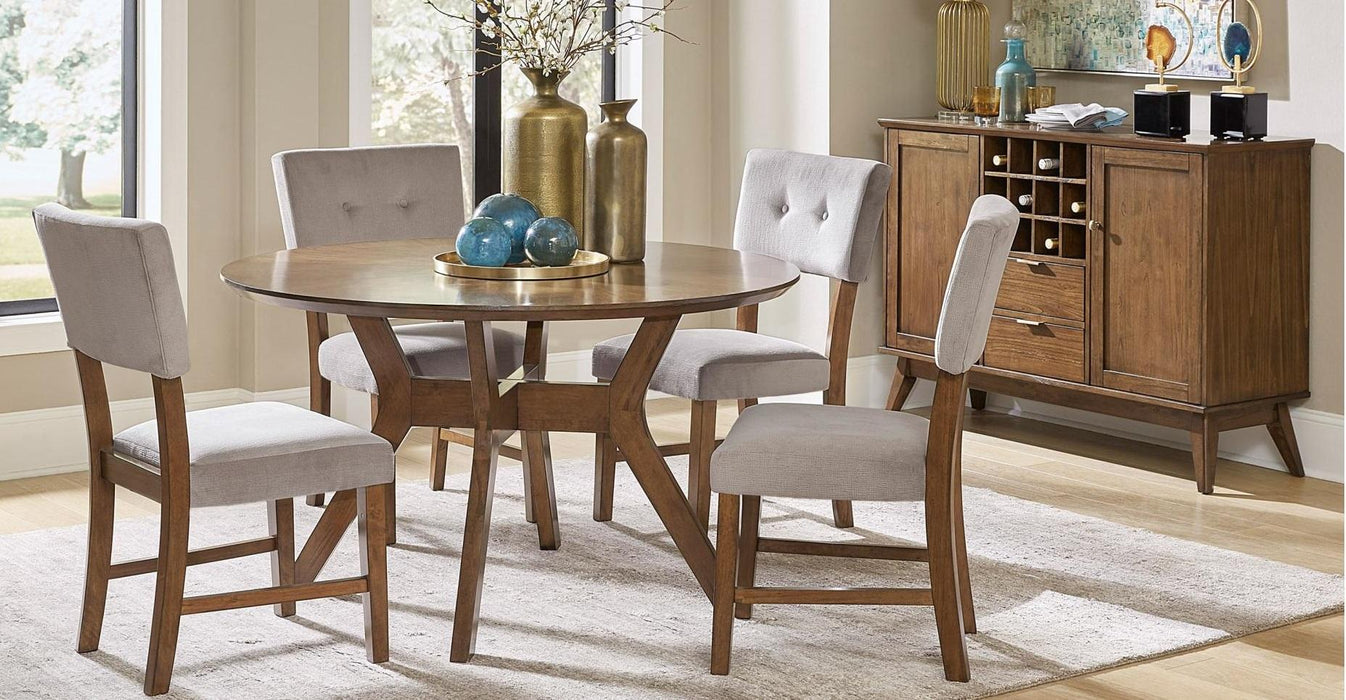 Edam Side Chair in Light Oak (Set of 2) - Dinettes Plus Furniture