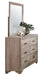 Lonan 6 Drawer Dresser in Natural 1955-5 - Dinettes Plus Furniture