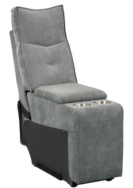 Tesoro Power Double Reclining Loveseat in Dark Gray 9509DG-2CNPWH* - Dinettes Plus Furniture