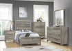 Mandan Mirror in Weathered Gray 1910GY-6 - Dinettes Plus Furniture