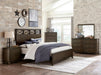 Griggs Queen Panel Bed in Dark Brown 1669-1* - Dinettes Plus Furniture