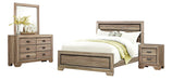 Beechnut Queen Panel Bed in Natural 1904-1 - Dinettes Plus Furniture