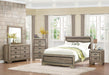 Beechnut Queen Panel Bed in Natural 1904-1 - Dinettes Plus Furniture