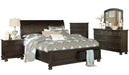 Begonia Queen Platform Bed in Gray 1718GY-1* - Dinettes Plus Furniture