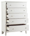 Cotterill Chest in Antique White 1730WW-9 - Dinettes Plus Furniture