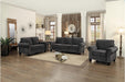 Cornelia Loveseat in Dark Gray 8216DG-2 - Dinettes Plus Furniture