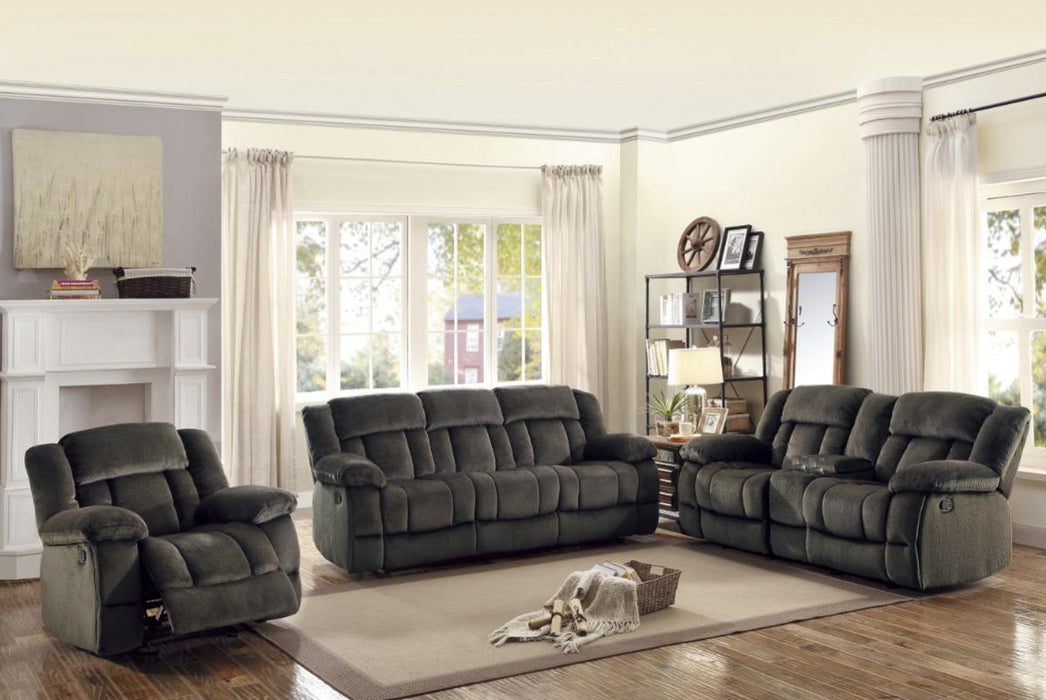Laurelton Double Reclining Sofa in Chocolate 9636-3 - Dinettes Plus Furniture