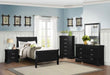 Mayville 5 Drawer Chest in Black 2147BK-9 - Dinettes Plus Furniture