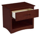 Rowe 1 Drawer Night Stand in Dark Cherry B2013DC-4 - Dinettes Plus Furniture