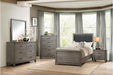 Woodrow Twin Panel Bed in Gray 2042T-1* - Dinettes Plus Furniture