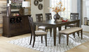 Makah Dining Table in Dark Brown 5496-78 - Dinettes Plus Furniture