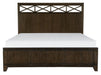 Griggs Queen Panel Bed in Dark Brown 1669-1* - Dinettes Plus Furniture