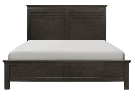 Blaire Farm King Panel Bed in Saddle Brown Wood 1675K-1EK* - Dinettes Plus Furniture