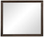 Homelegance Cardona Mirror in Driftwood Charcoal 1689-6 image