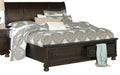 Begonia Queen Platform Bed in Gray 1718GY-1* - Dinettes Plus Furniture