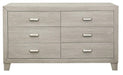 Homelegance Furniture Quinby 6 Drawer Dresser in Light Brown 1525-5 image