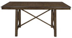 Homelegance Furniture Levittown Counter Height Table in Brown 5757-36 image