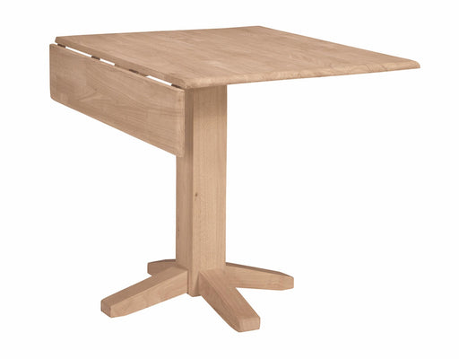 Standard Dining Square Drop Leaf Pedestal Table image