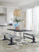 Standard Dining Trestle Solid Table Top w/ Trestle Table Base image