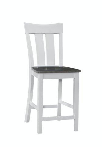 Cosmopolitan Ava Stool, Built In Heather Gray / White image