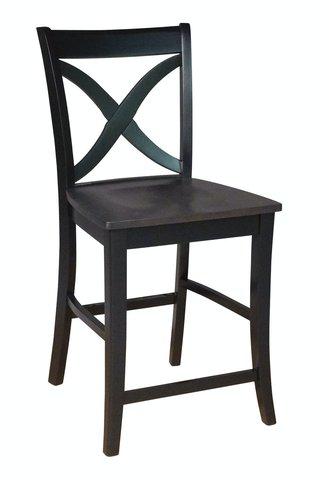 Cosmopolitan Salerno Stool, Built In Coal / Black image