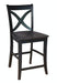 Cosmopolitan Salerno Stool, Built In Coal / Black image