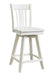 Cosmopolitan San Remo Swivel Stool (Built) In Pure White image