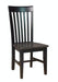 Cosmopolitan Tall Mission Chair, Built In Coal / Black image