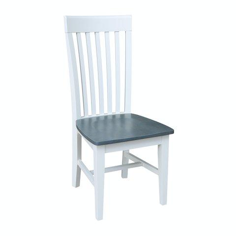 Cosmopolitan Tall Mission Chair, Built In Heather Gray / White image