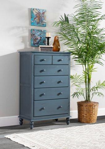 Cottage Cottage 5 Drawer Chest In Denim image