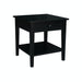 Destinations Spencer End Table In Solid Black image