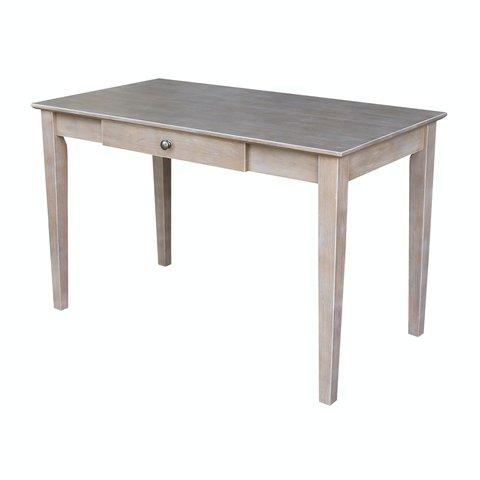 Home Accents 48" Writing Table In Taupe Gray image