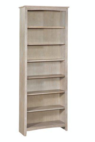 Home Accents Shaker Bookcase, 32"W X 12"D X 84"H In Taupe Gray image