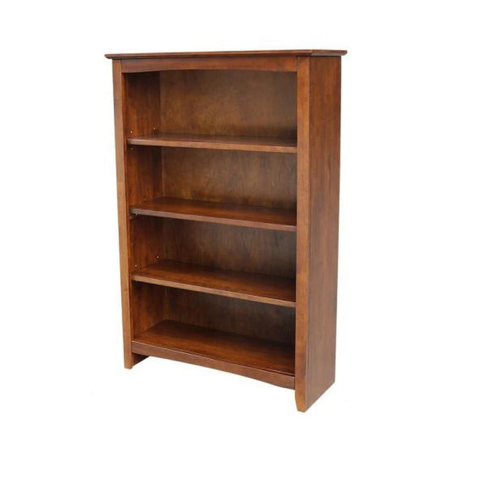 John Thomas Furniture Home Accents Shaker Bookcase in Espresso