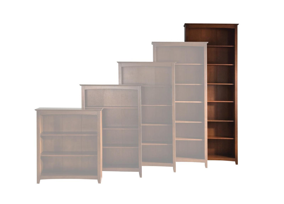 John Thomas Furniture Home Accents Shaker Bookcase in Espresso image