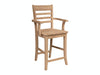 Stools 24'' Roma Counter Stool w/Arms image