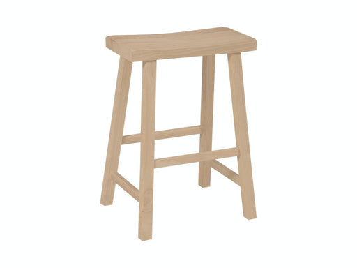 Stools 24'' Saddle Seat Counter Stool image