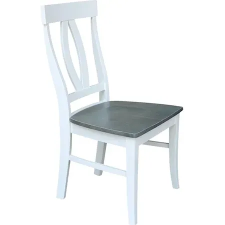 Cosmopolitan Verona Chair, Rta In Heather Gray / White image