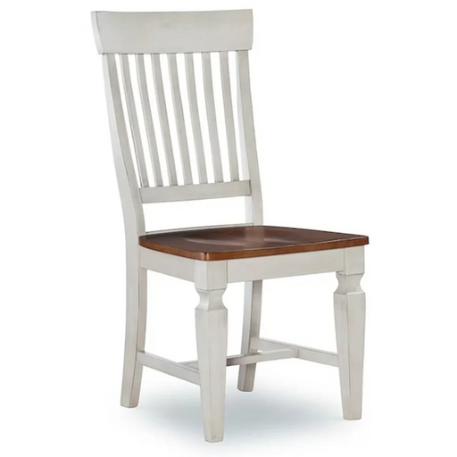 Vista Slatback Chair (Rta) In Hickory & Shell image