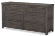 Legacy Classic Kids Bunkhouse 6 Drawer Dresser in Aged Barnwood image