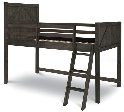 Legacy Classic Kids Bunkhouse Mid Loft Bed in Aged Barnwood image