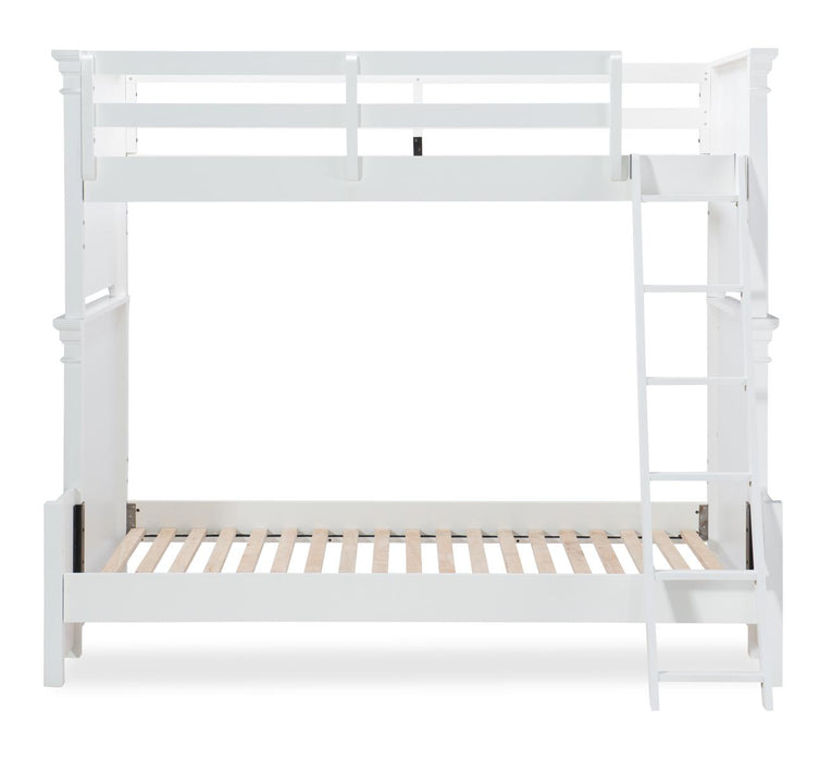 Legacy Classic Kids Canterbury Bunk Bed (Twin over Full) in Natural White