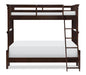 Legacy Classic Kids Canterbury Bunk Bed (Twin over Full) in Warm Cherry image