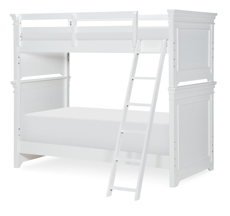 Legacy Classic Kids Canterbury Bunk Bed (Twin over Twin) in Natural WhiteK