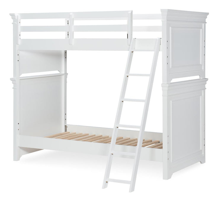 Legacy Classic Kids Canterbury Bunk Bed (Twin over Twin) in Natural WhiteK