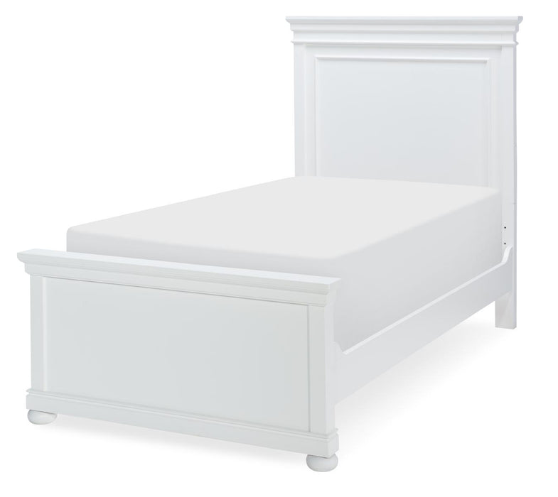 Legacy Classic Kids Canterbury Twin Panel Bed in Natural WhiteK