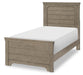 Legacy Classic Kids Farm House Twin Mansion Bed in Old Crate BrownK image