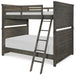 Legacy Classic Kids Bunkhouse Full over Full Bunk Bed in Aged Barnwood image
