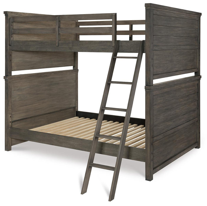 Legacy Classic Kids Bunkhouse Full over Full Bunk Bed in Aged Barnwood