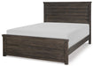 Legacy Classic Kids Bunkhouse Queen Louvered Panel Bed in Aged BarnwoodK image
